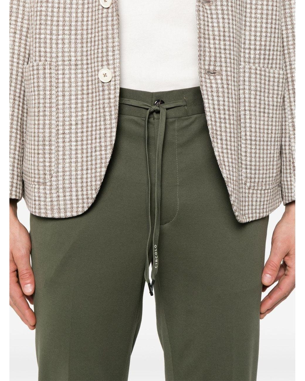 Circolo 1901 Green Cotton Trousers for men