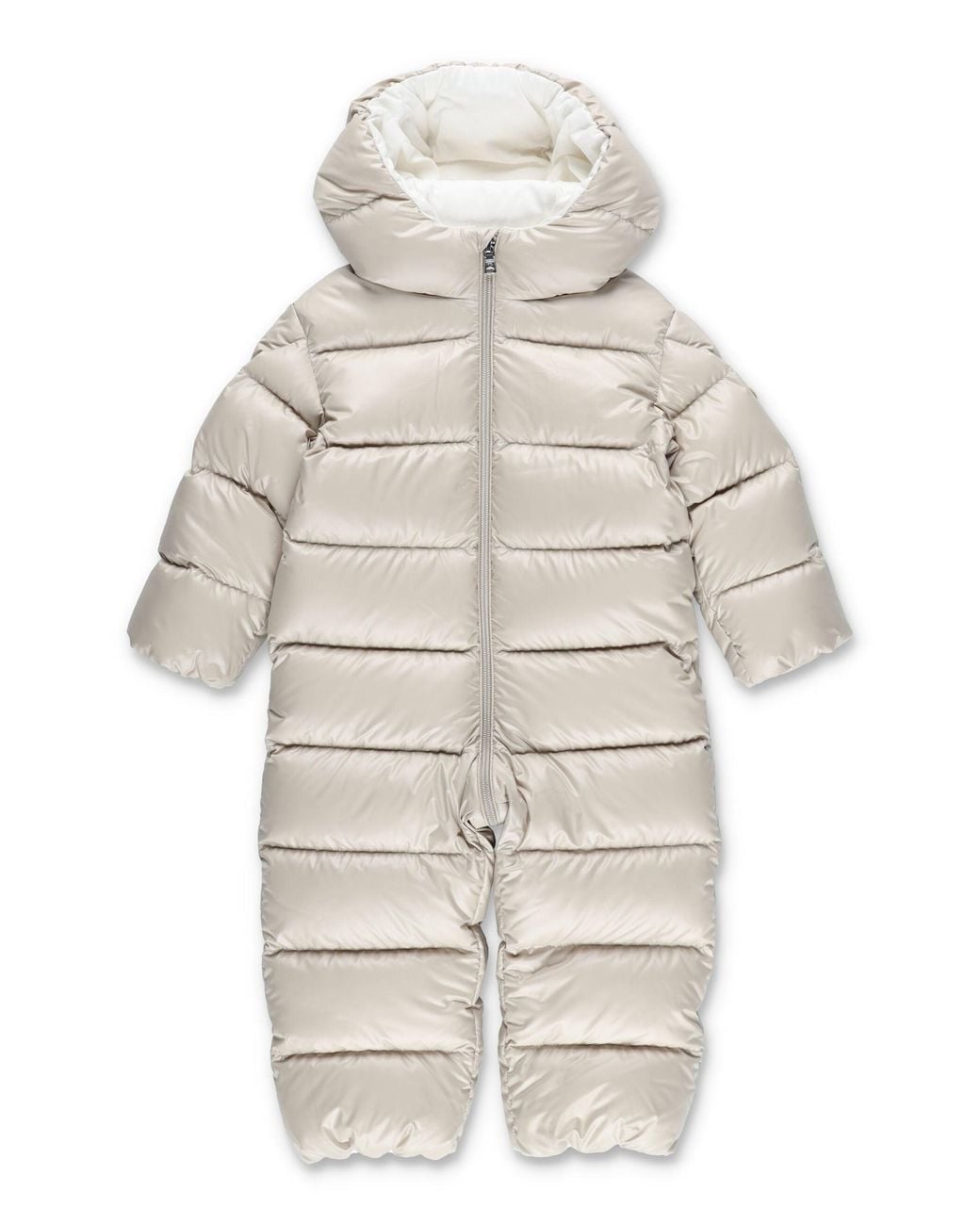 Moncler Gray Boys Hooded Puffer Snowsuit