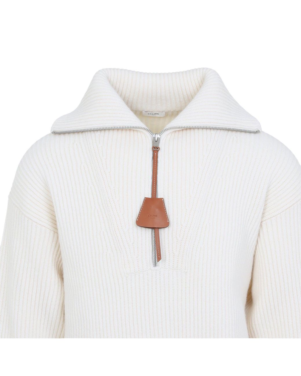 Trucker Sweater Céline de color White