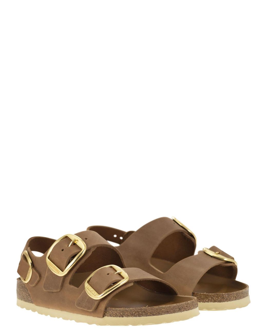Birkenstock Brown Milano Big Buckle