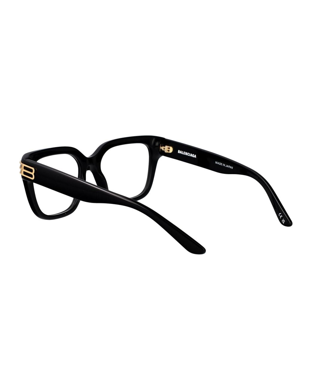 Balenciaga Black Recycled Acetate Glasses