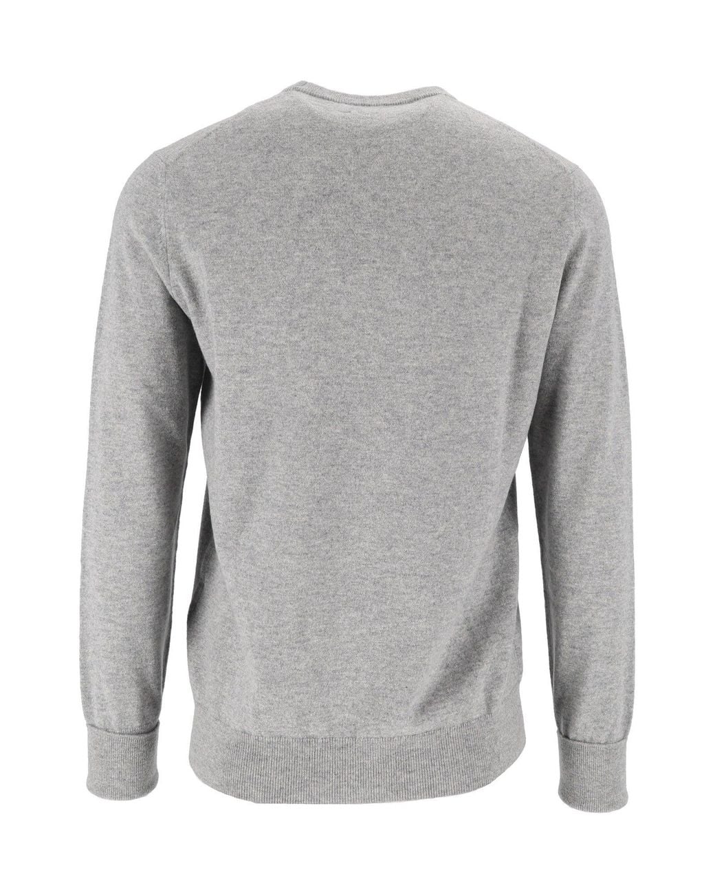 Ballantyne Gray R Neck Pullover