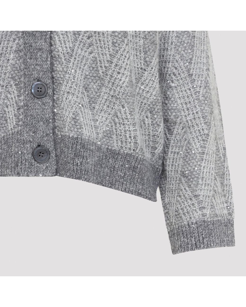 Peserico Gray Grigio Eclisse Cardigan
