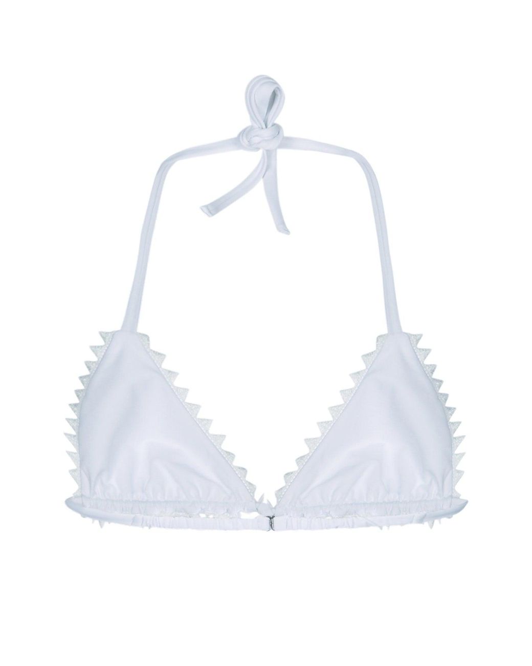 Jacquemus White Le Haut De Maillot Picot