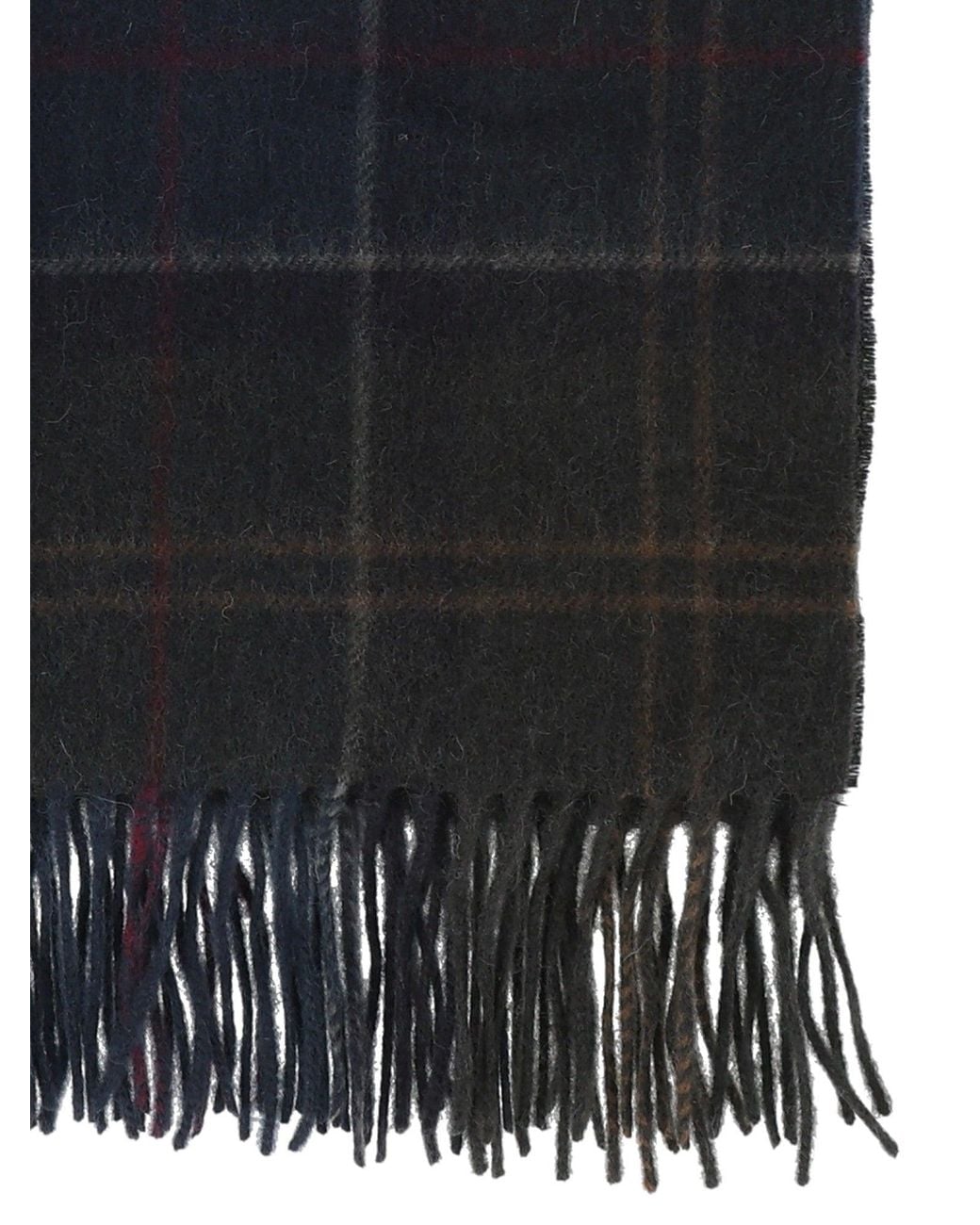 Barbour Black Braden Tartan Scarf