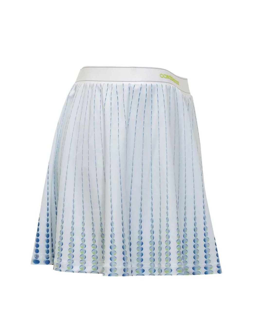 Casablanca Blue Printed Mini Skirt