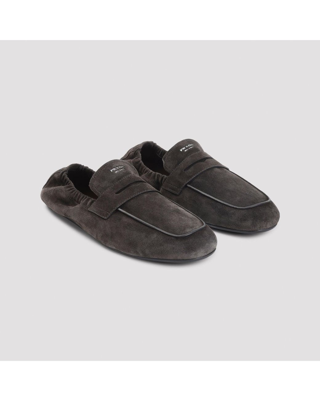 Prada Black Penny Loafers