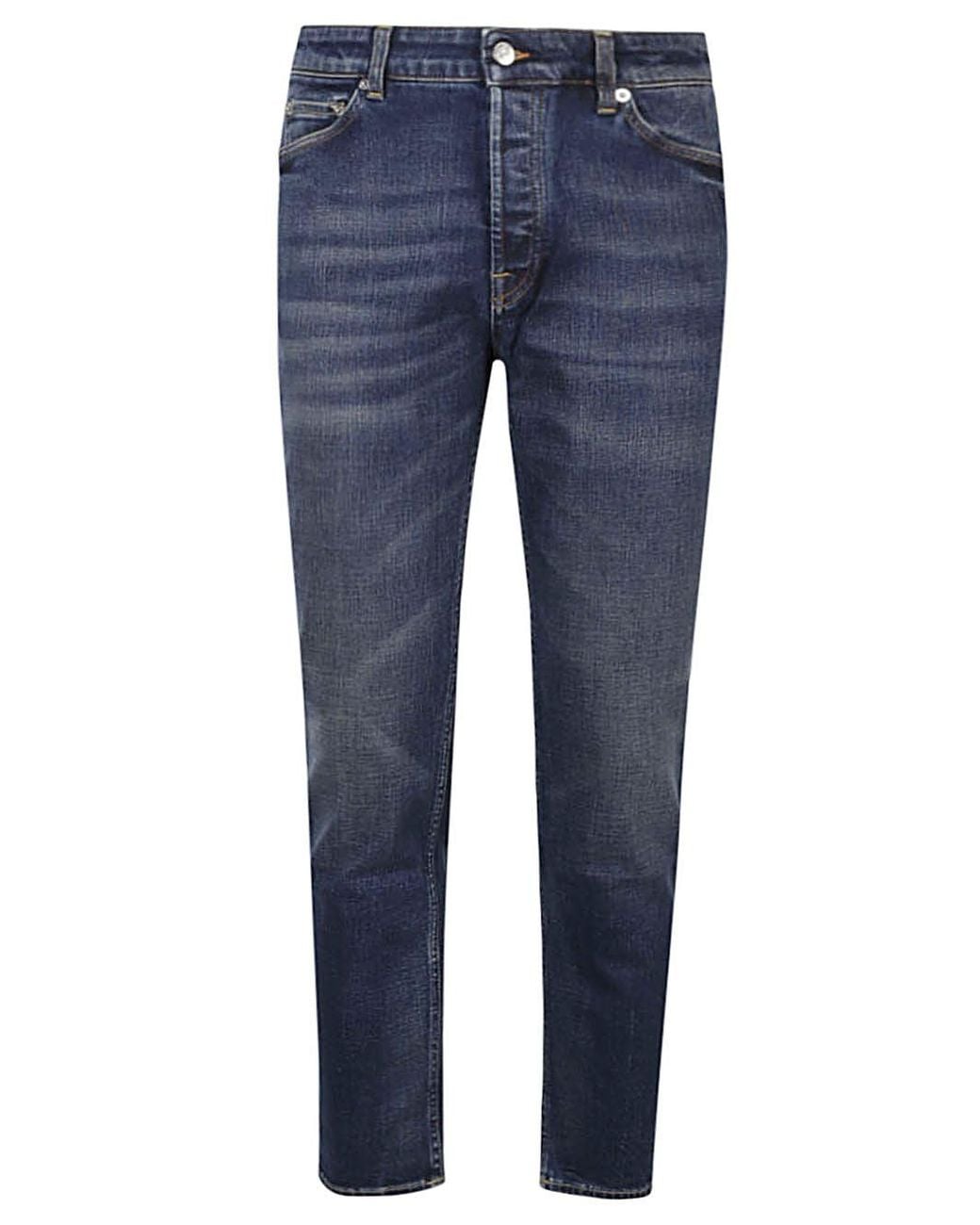 Department 5 Blue Super Slim Denim Jeans for men