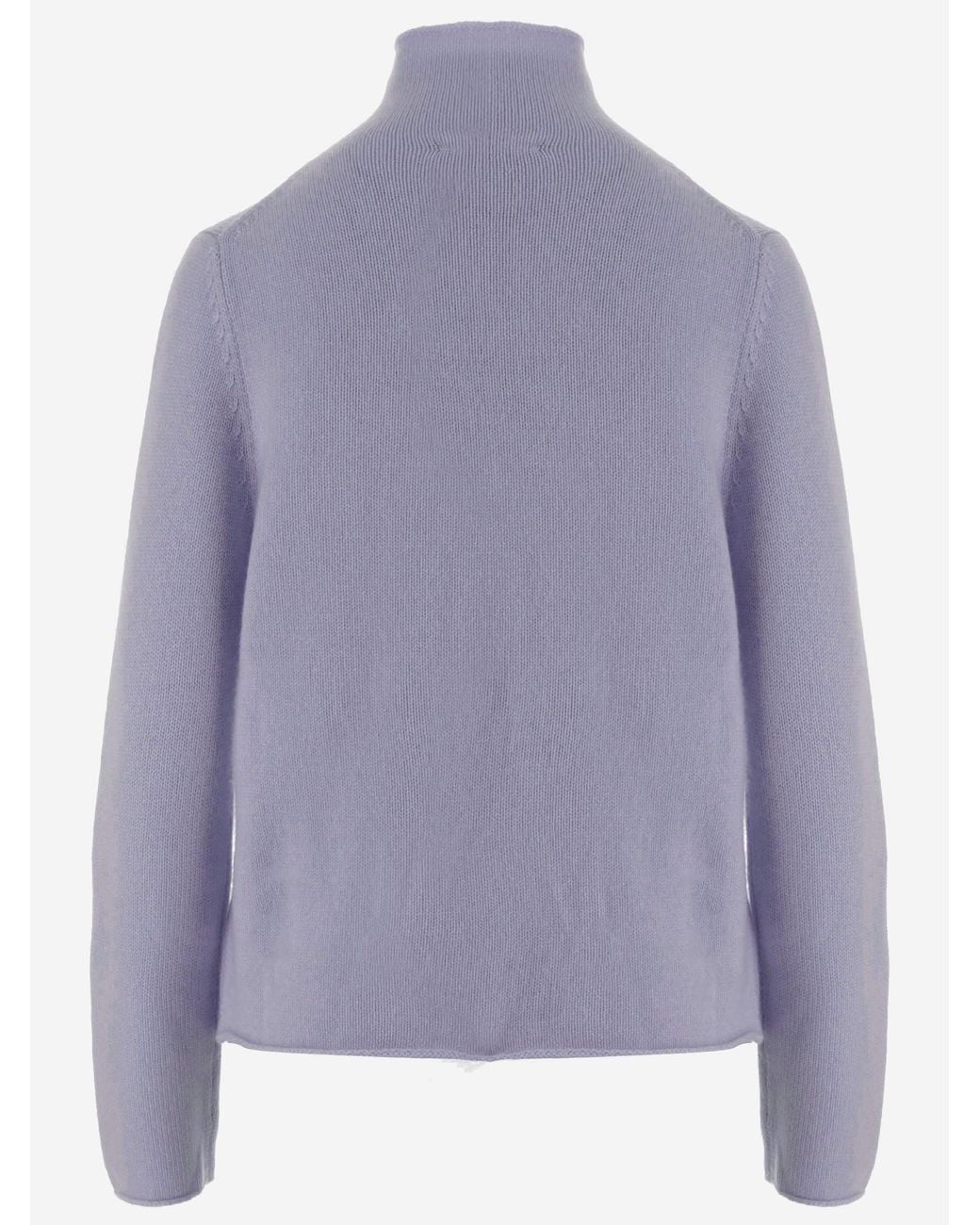 Allude Purple Cashmere Sweater