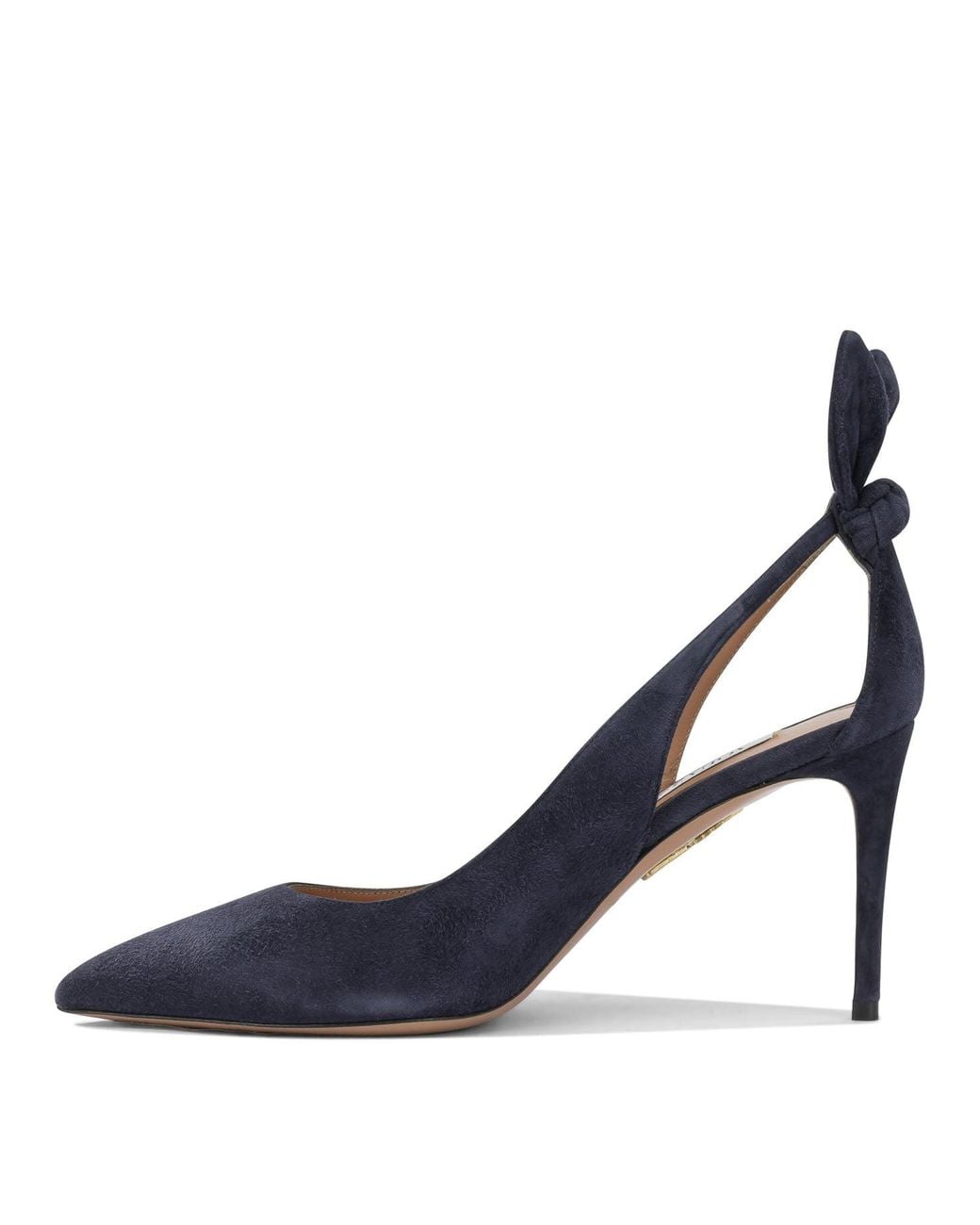 Aquazzura Blue "Bow Tie 85 Mm" Décolleté
