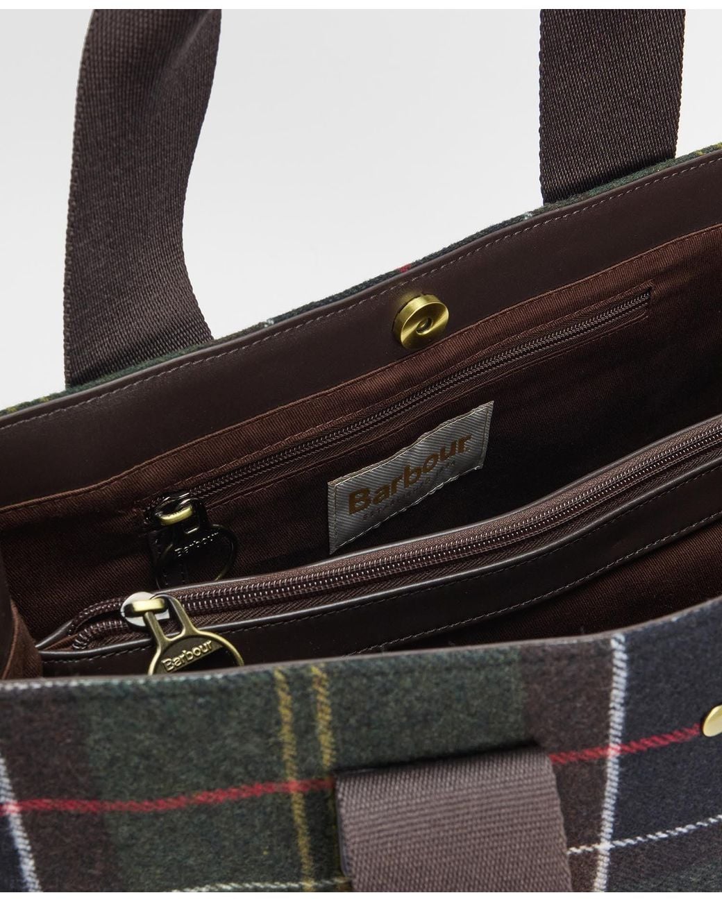 Barbour Black Turnberry Tartan Tote Bag