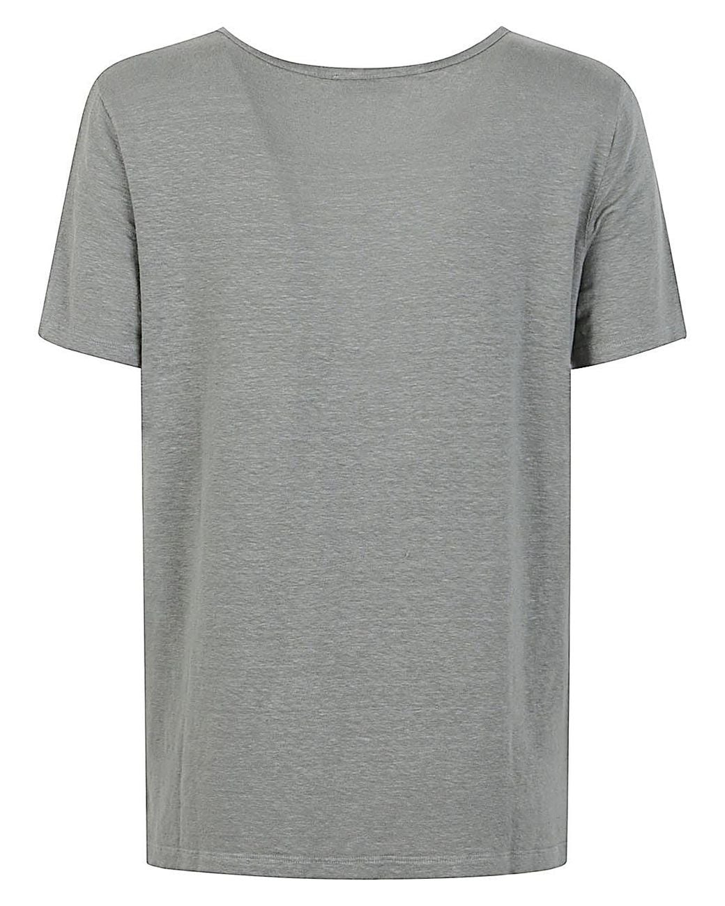 Base London Gray T-Shirts And Polos
