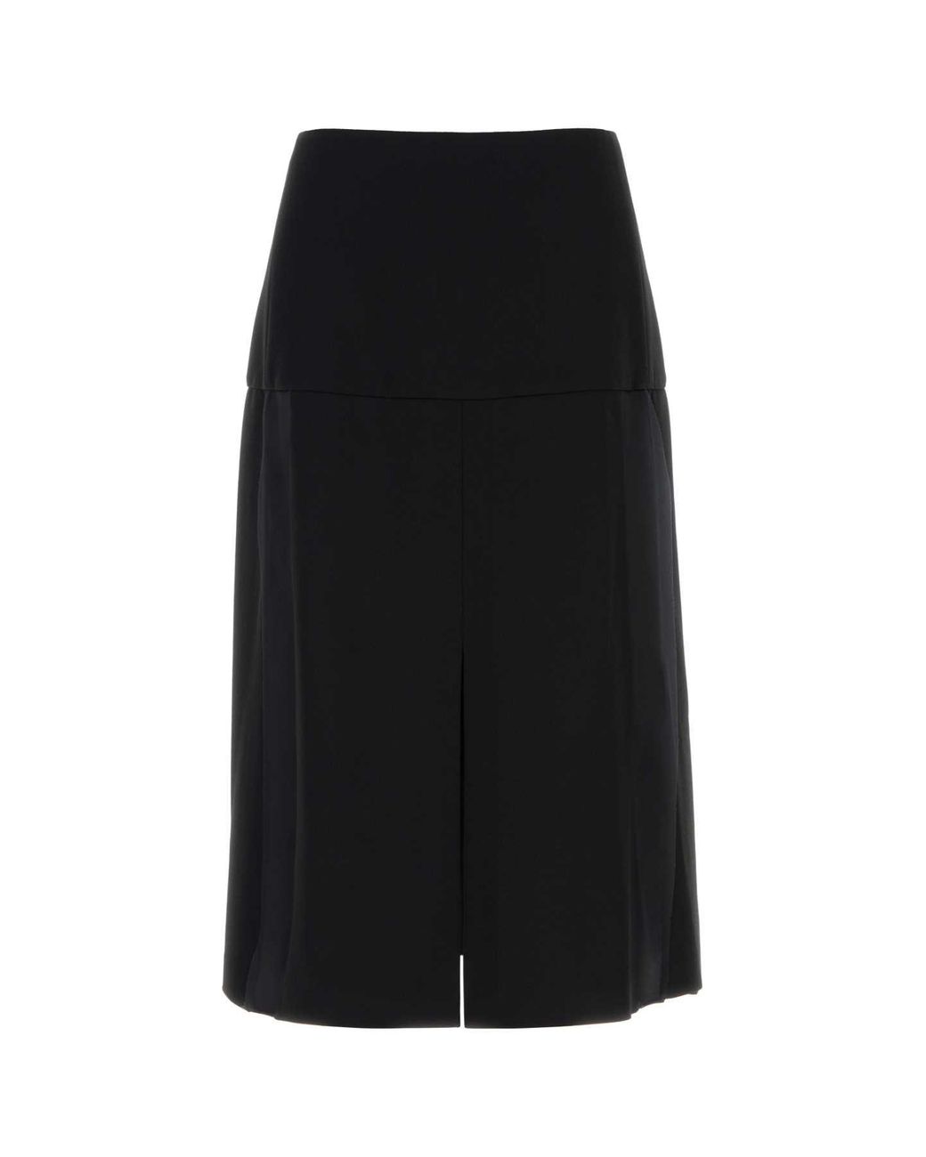 Jil Sander Black Sable Skirt