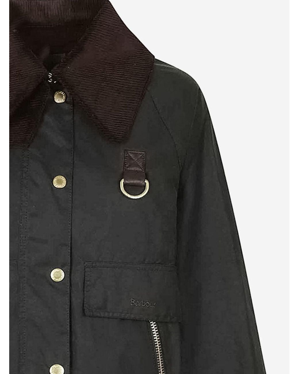 Barbour Black Jacket Reighton Waxed Cotton