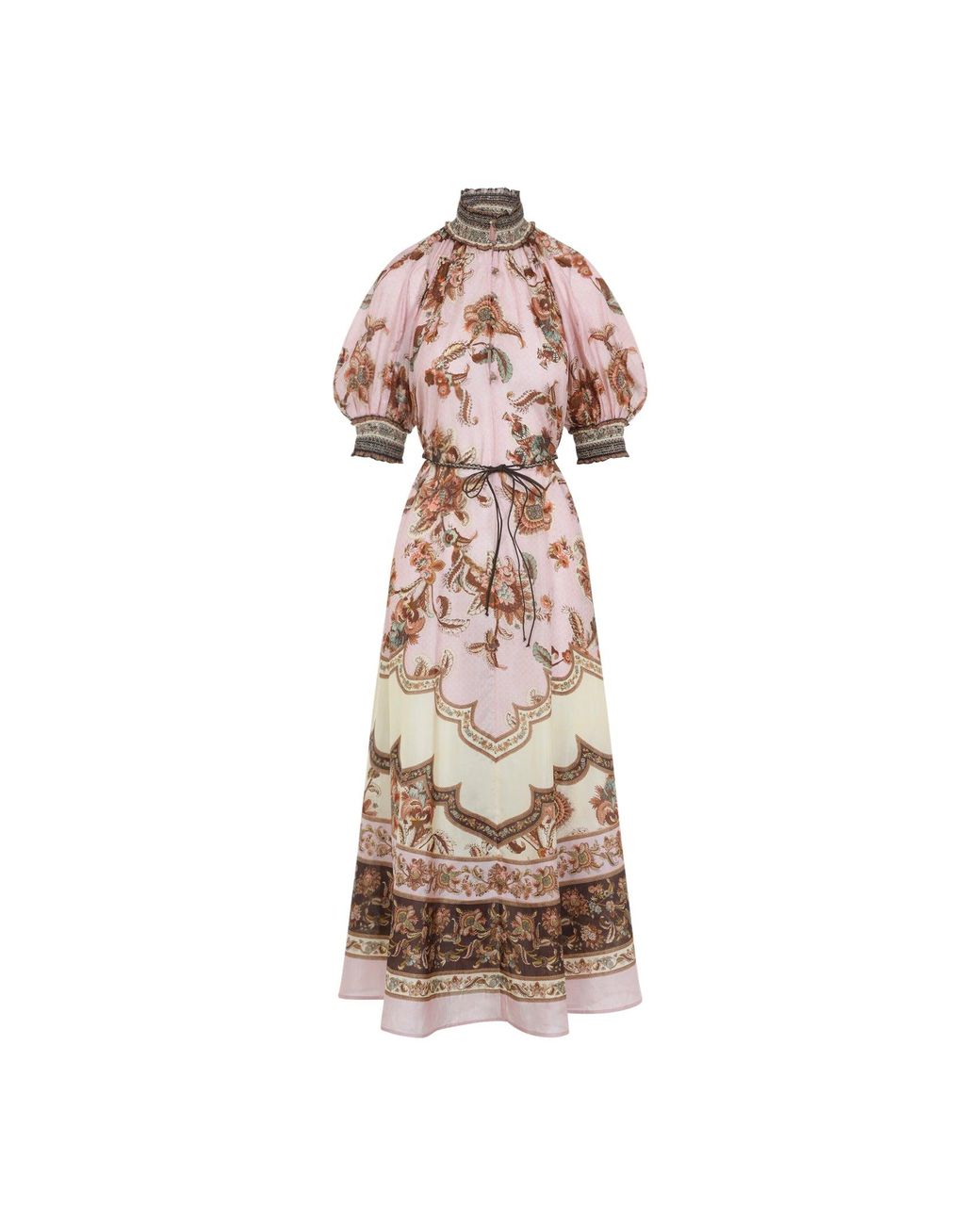 Zimmermann Pink Billow Maxi Dress For
