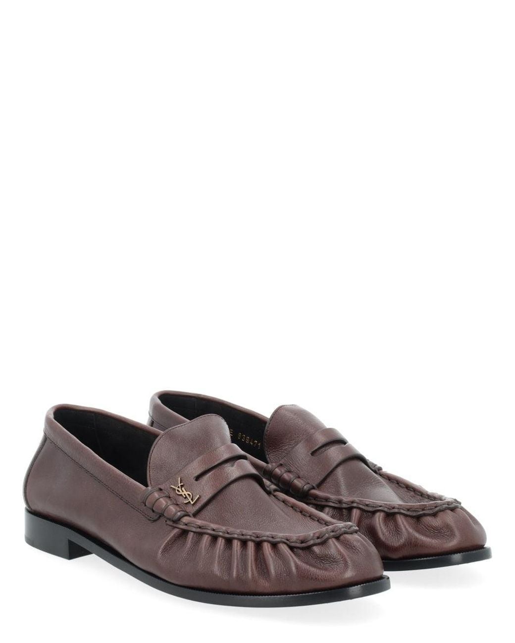 Saint Laurent Brown Mocassino "Le Loafer"