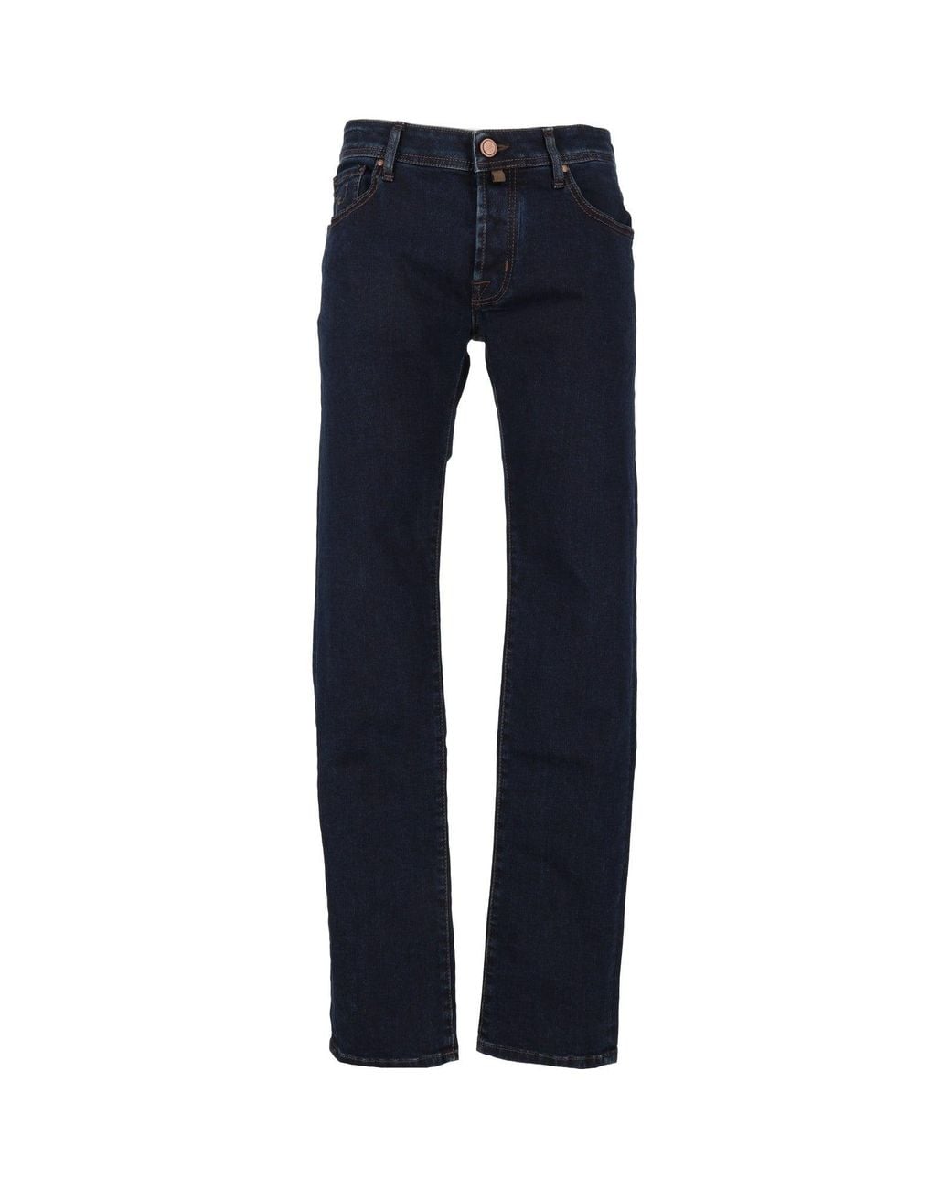 Jacob Cohen Blue Dark Nick Five-Pocket Denim Slim-Leg Jeans