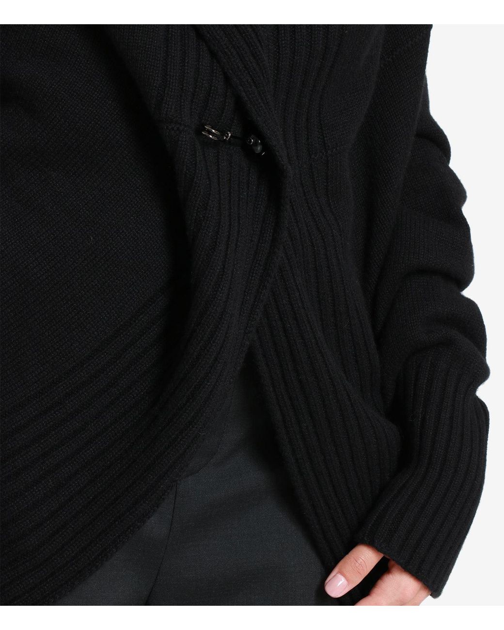 Alberta Ferretti Black Pullover Schwarz