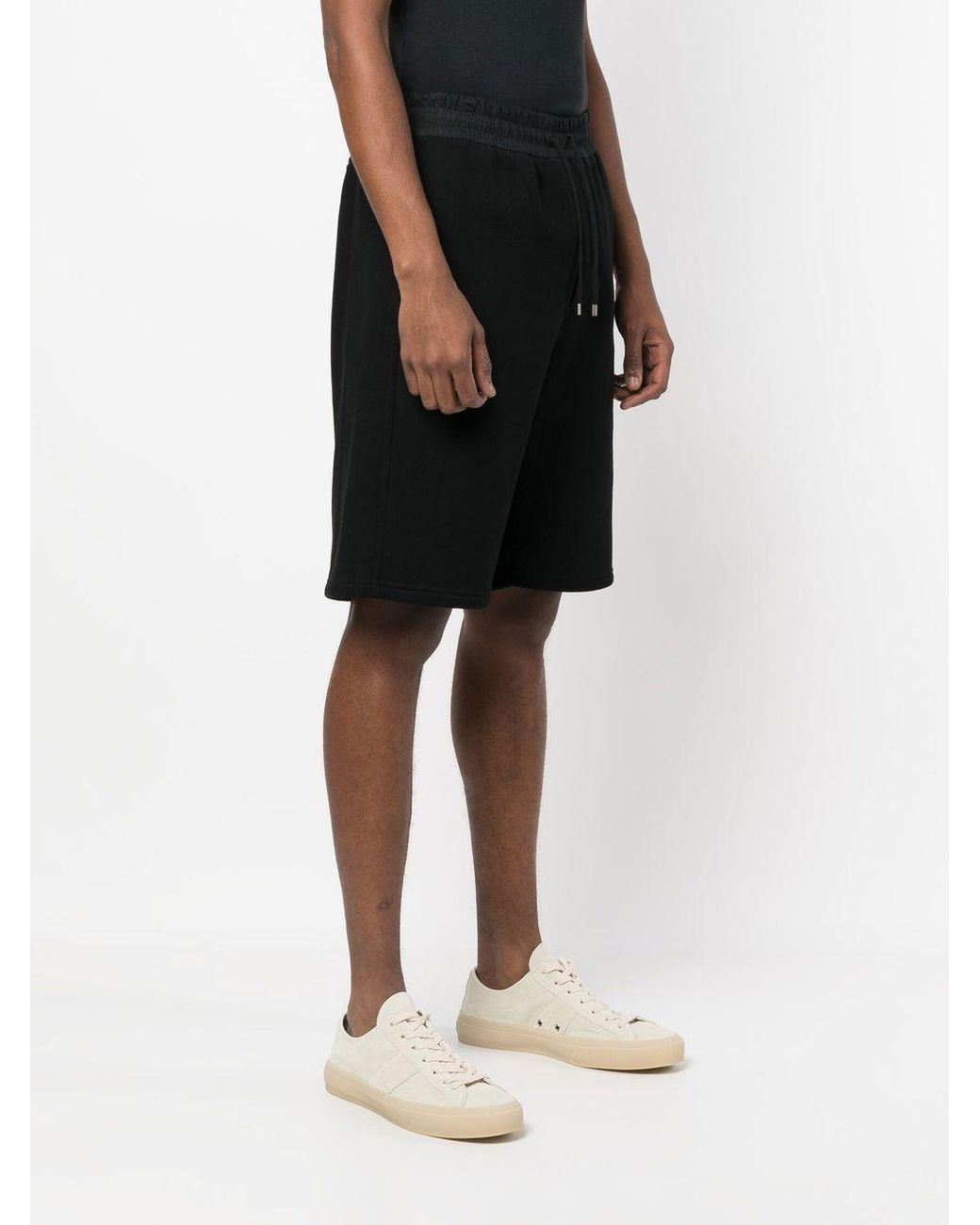 Saint Laurent Black Bermuda for men