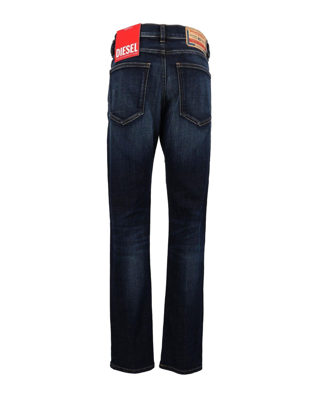 DIESEL Blue 2019 D-Strukt Straight-Leg Jeans
