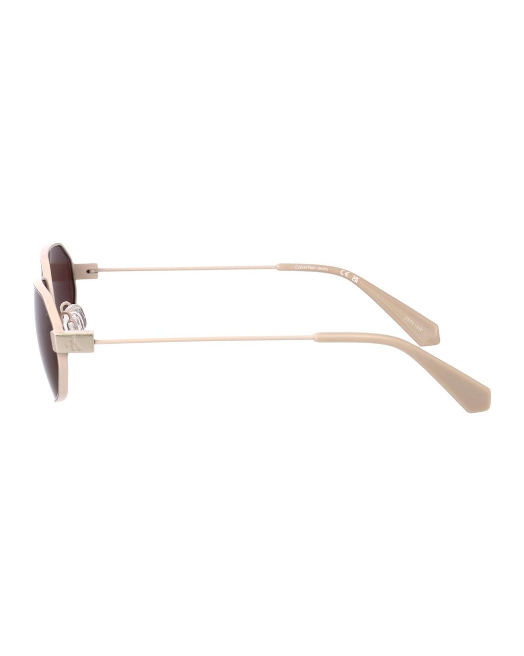 Calvin Klein Purple Metal Sunglasses