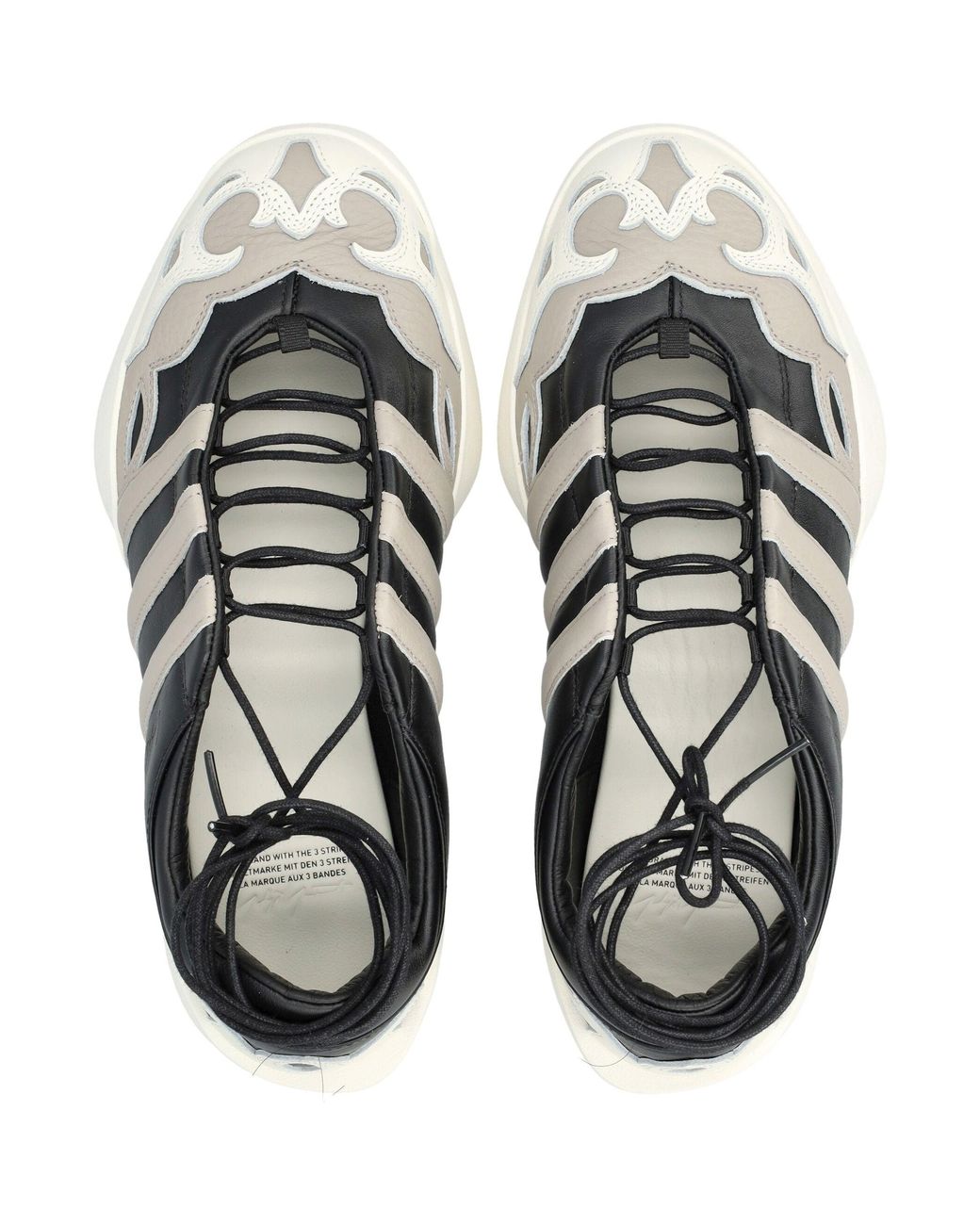 Y-3 Blue Regu Mary Jane Leather Shoes