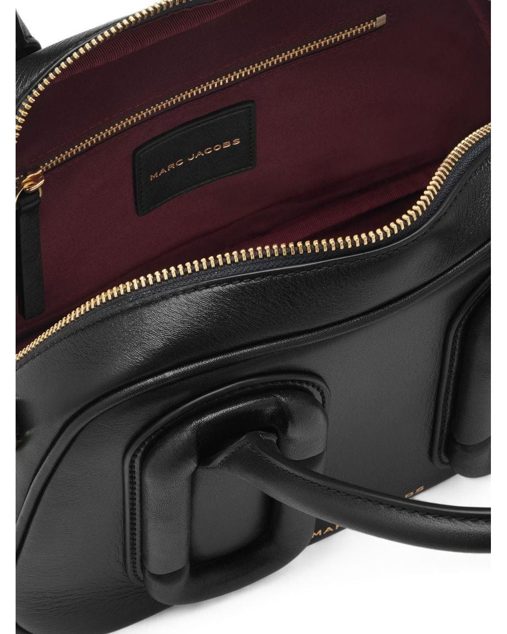 Marc Jacobs Black The Bauletto Leather Tote Bag