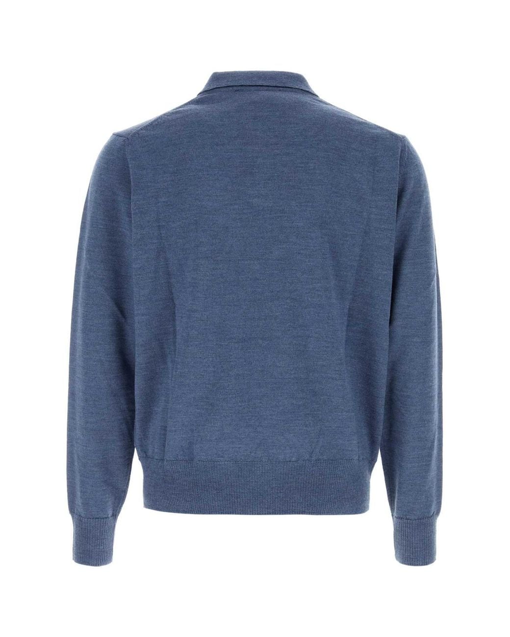 Vivienne Westwood Blue Air Force Wool Mark Polo Shirt