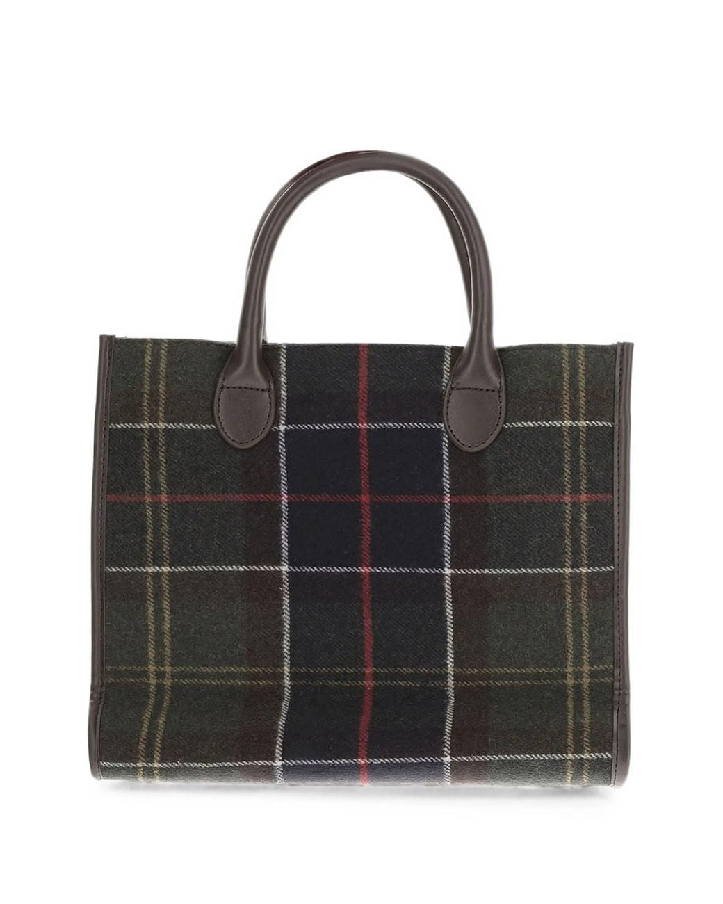 Barbour Black Barrhill Tartan Tote Bag