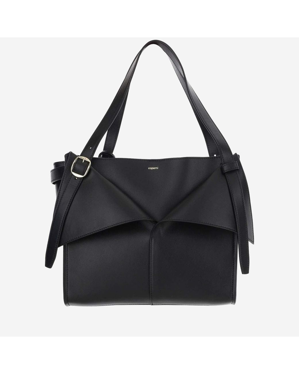Coperni Black Cabas Lederhandtasche