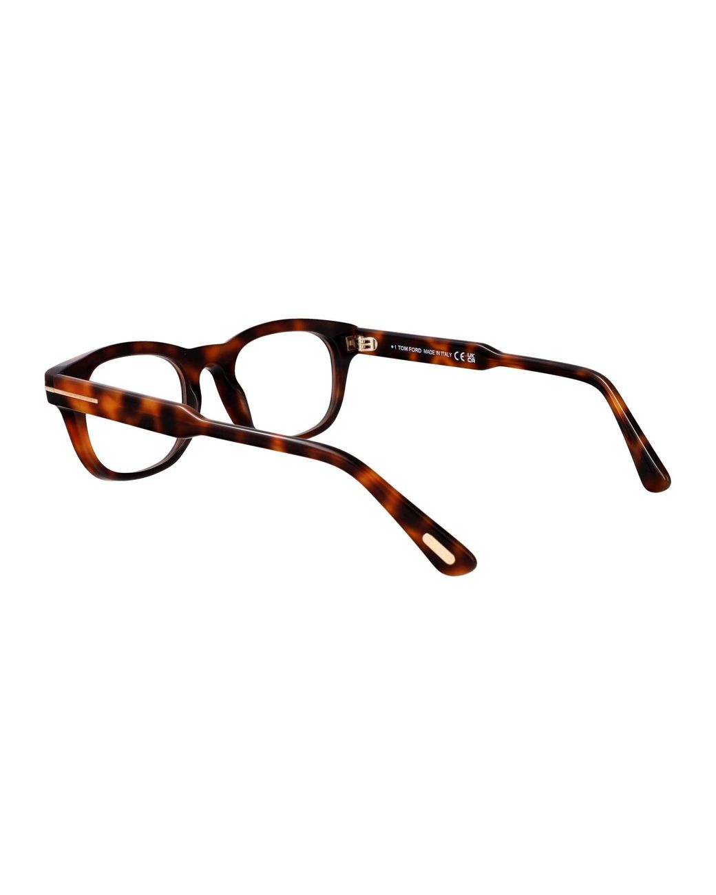 Tom Ford Brown Round Optical Ft6180 B 53
