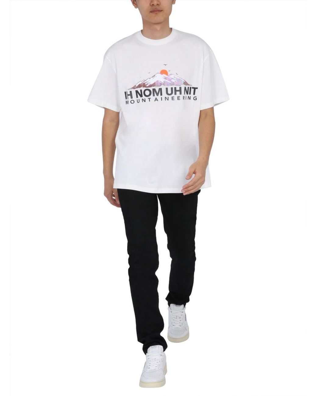 Ih Nom Uh Nit White Crew Neck T-shirt for men