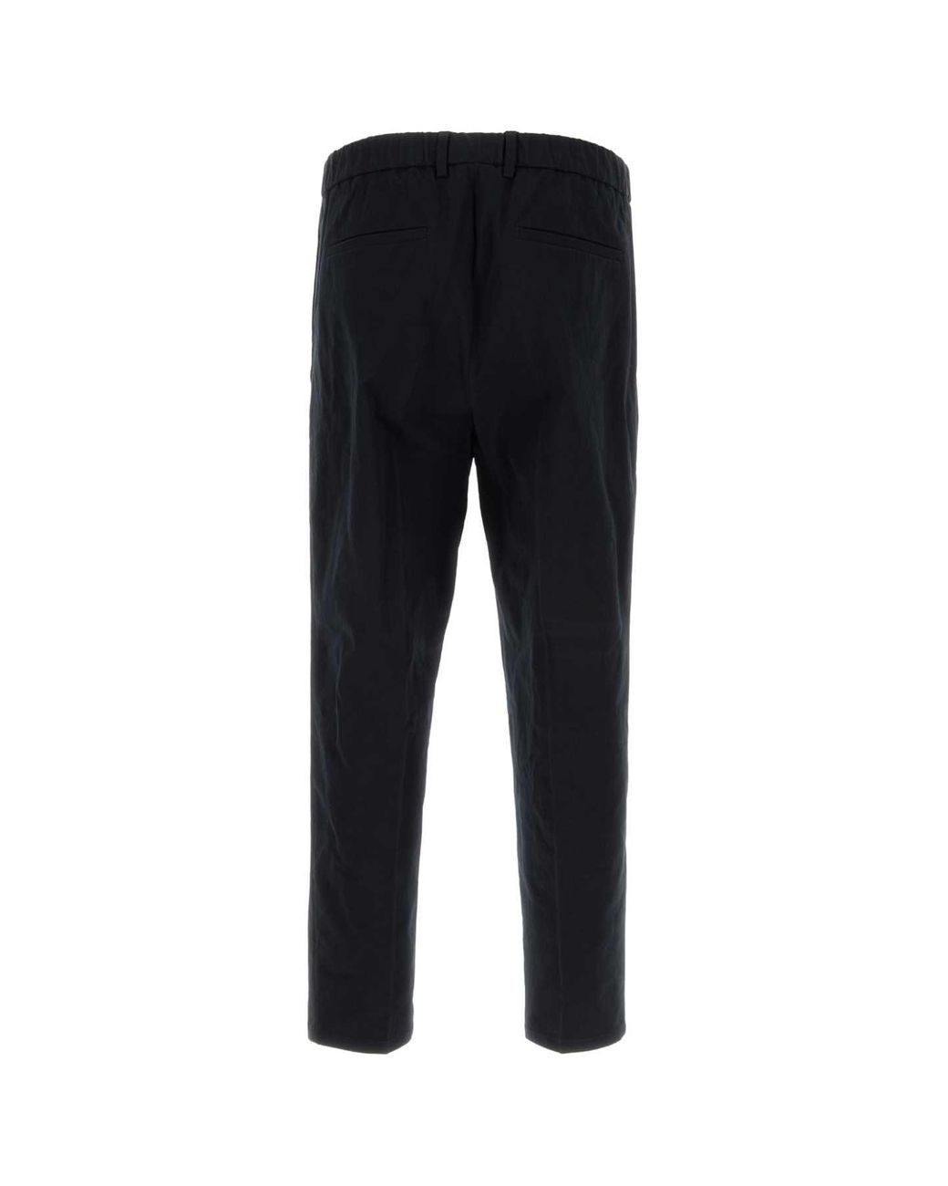 Jil Sander Black Midnight Cotton Pant for men