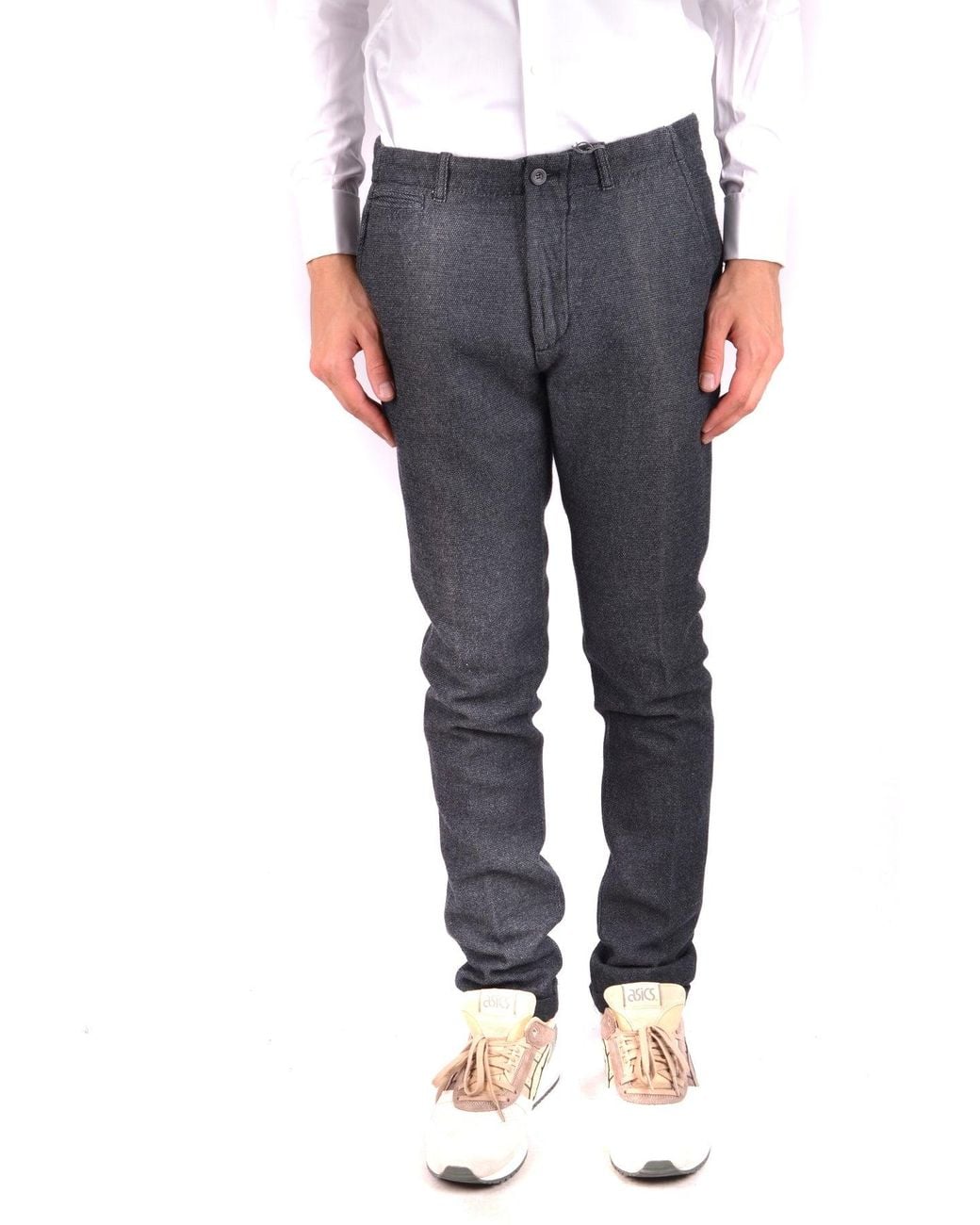 Daniele Alessandrini Blue Trousers for men