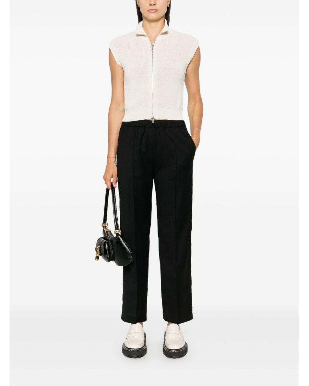 Fabiana Filippi Black Wool Trousers