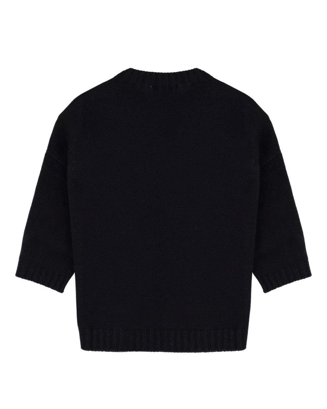 Fabiana Filippi Blue Wool Jersey Knit Jumper Virgin Jumpers