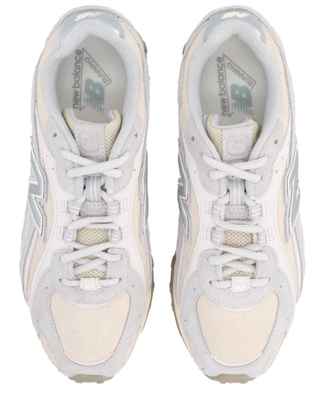 New Balance White Suede Sneaker