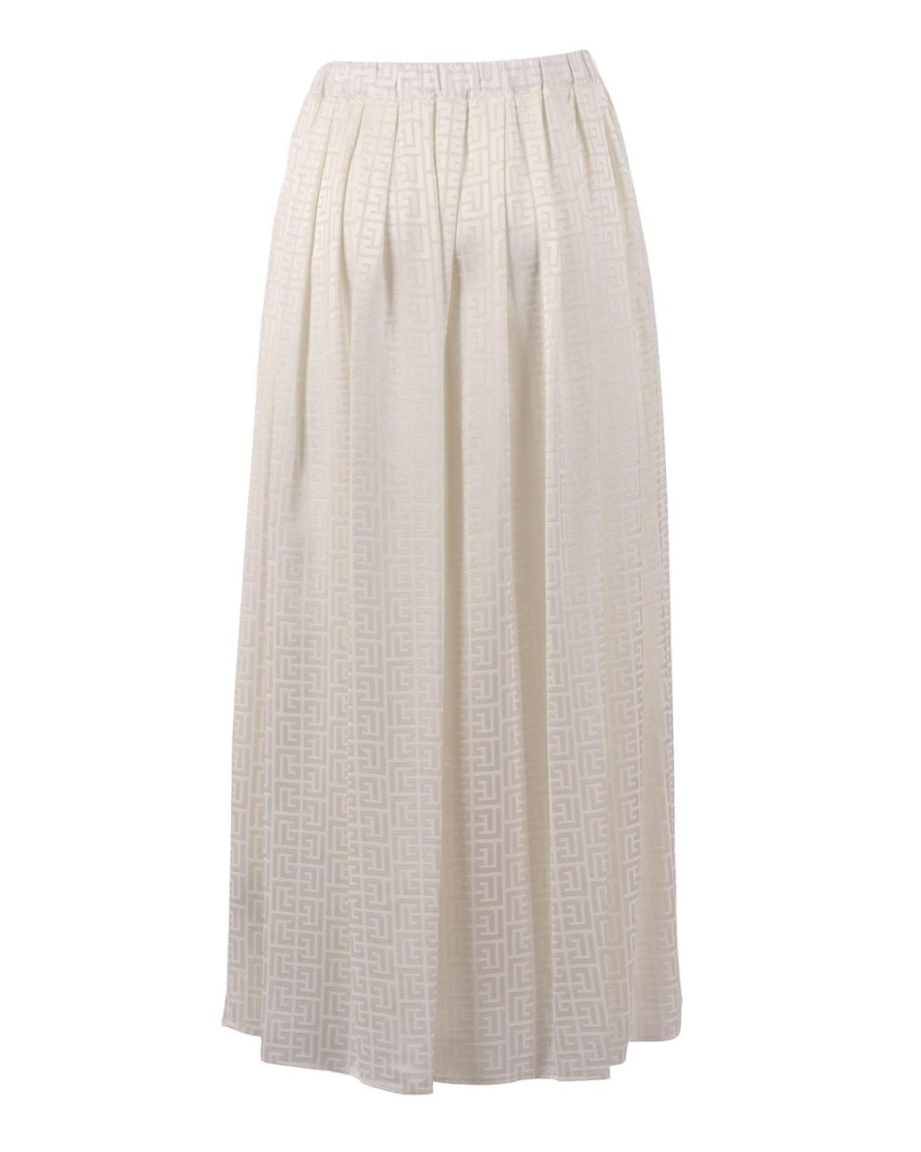 Balmain White Skirt (Spanish)
