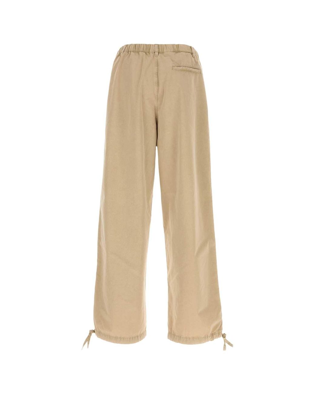 Ferragamo Natural Salvatore Cotton Blend Pant for men