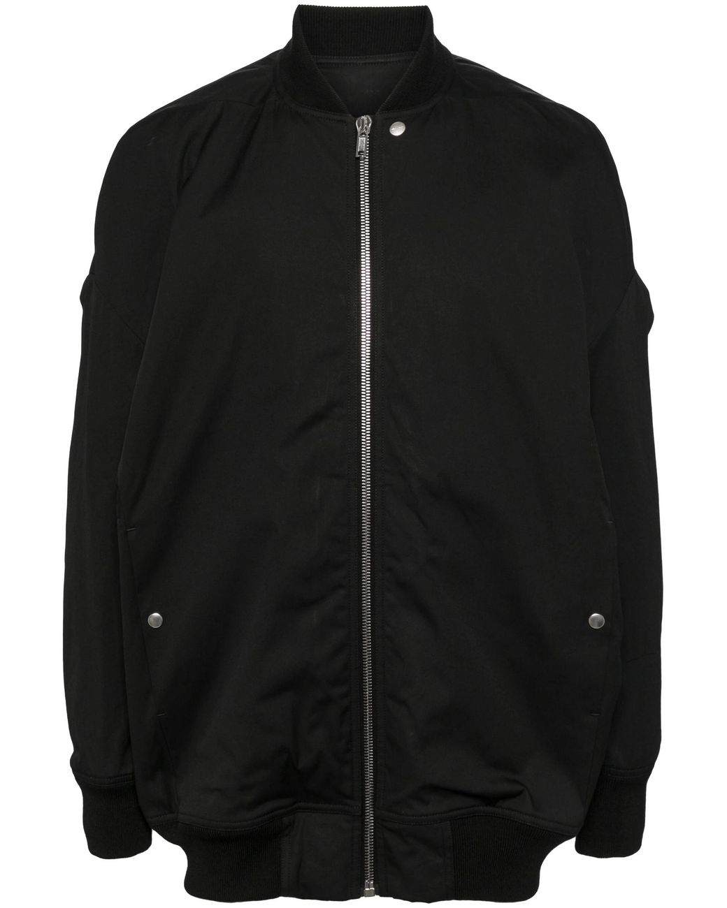 Rick Owens Black Jumbo Peter Flight Jacket