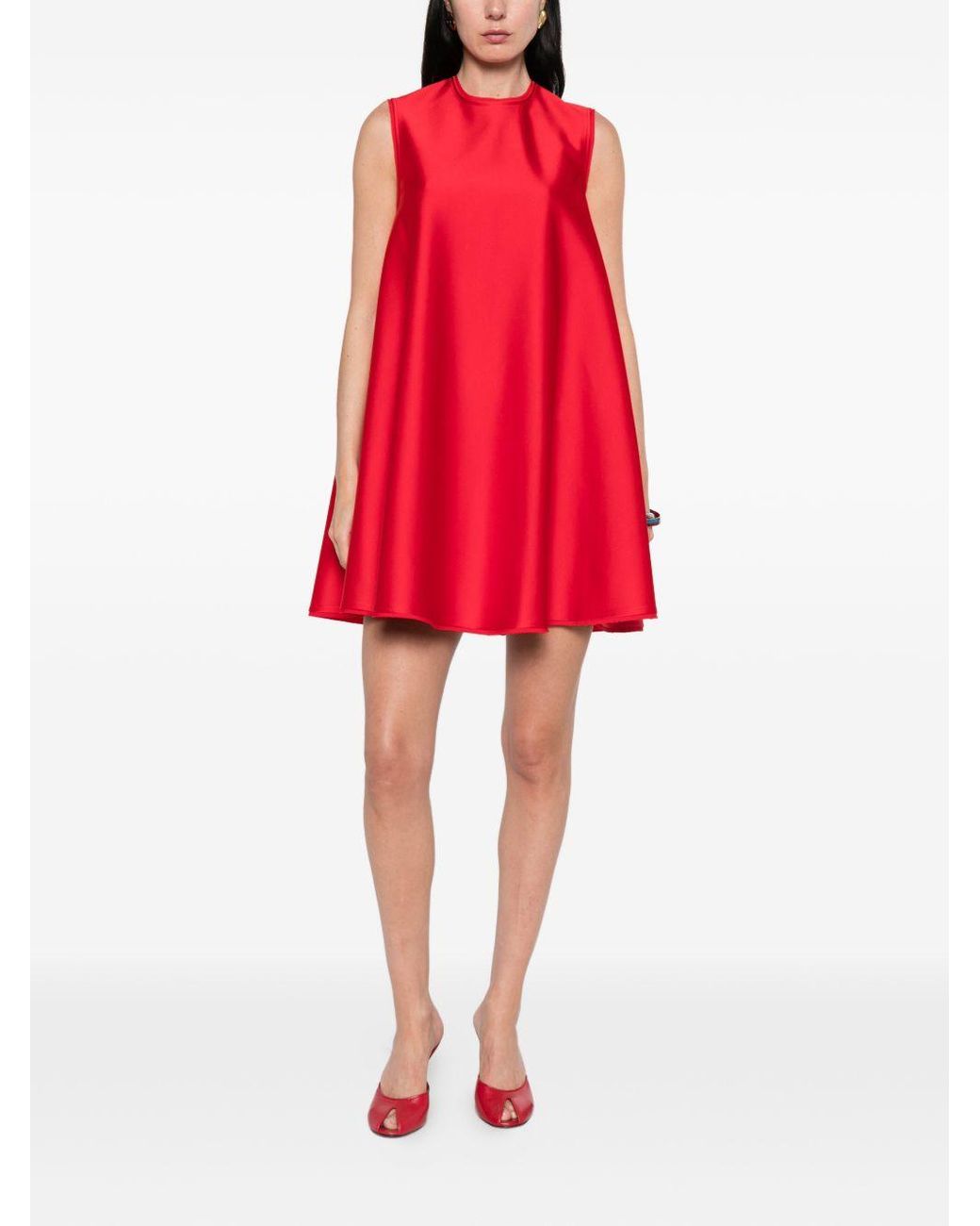 Stella McCartney Red A-Line Mini Dress