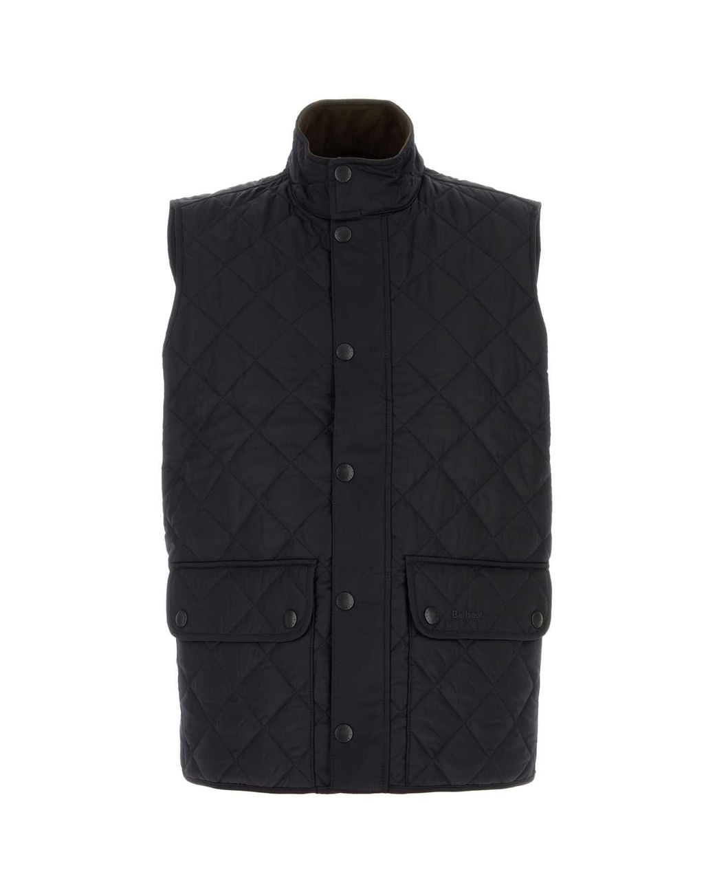Barbour Black Lowerdale Sleeveless Polyester Jacket for men