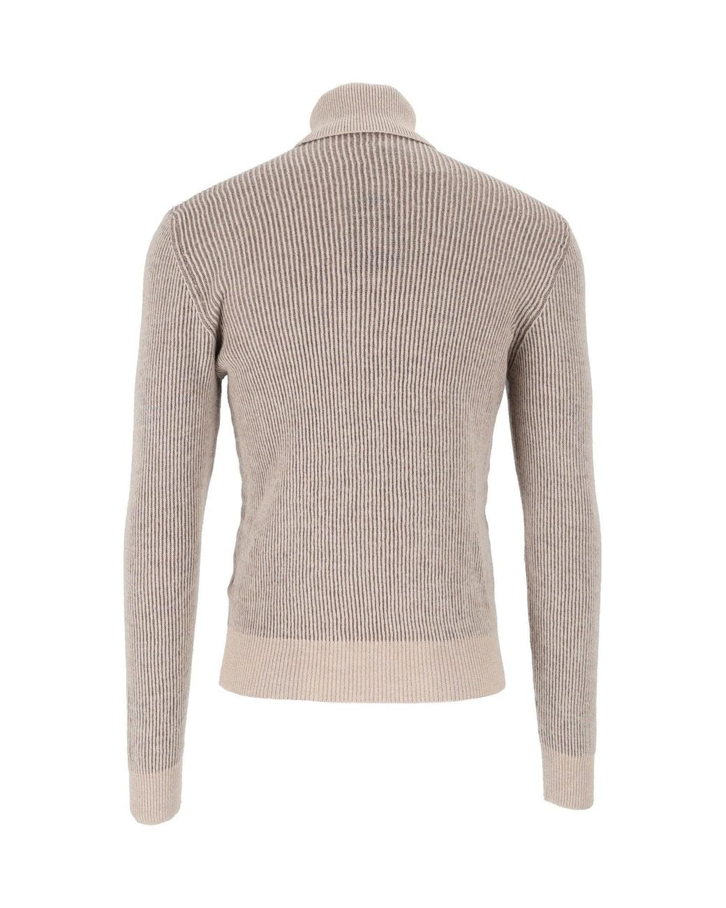 Circolo 1901 Gray Turtleneck Wo