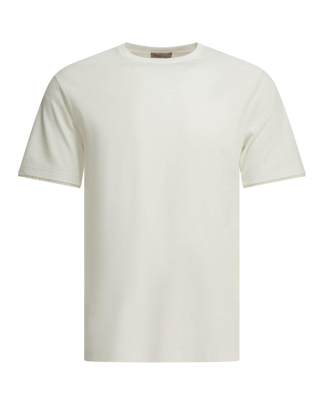 Herno White "Resort" Crew Neck T Shirt