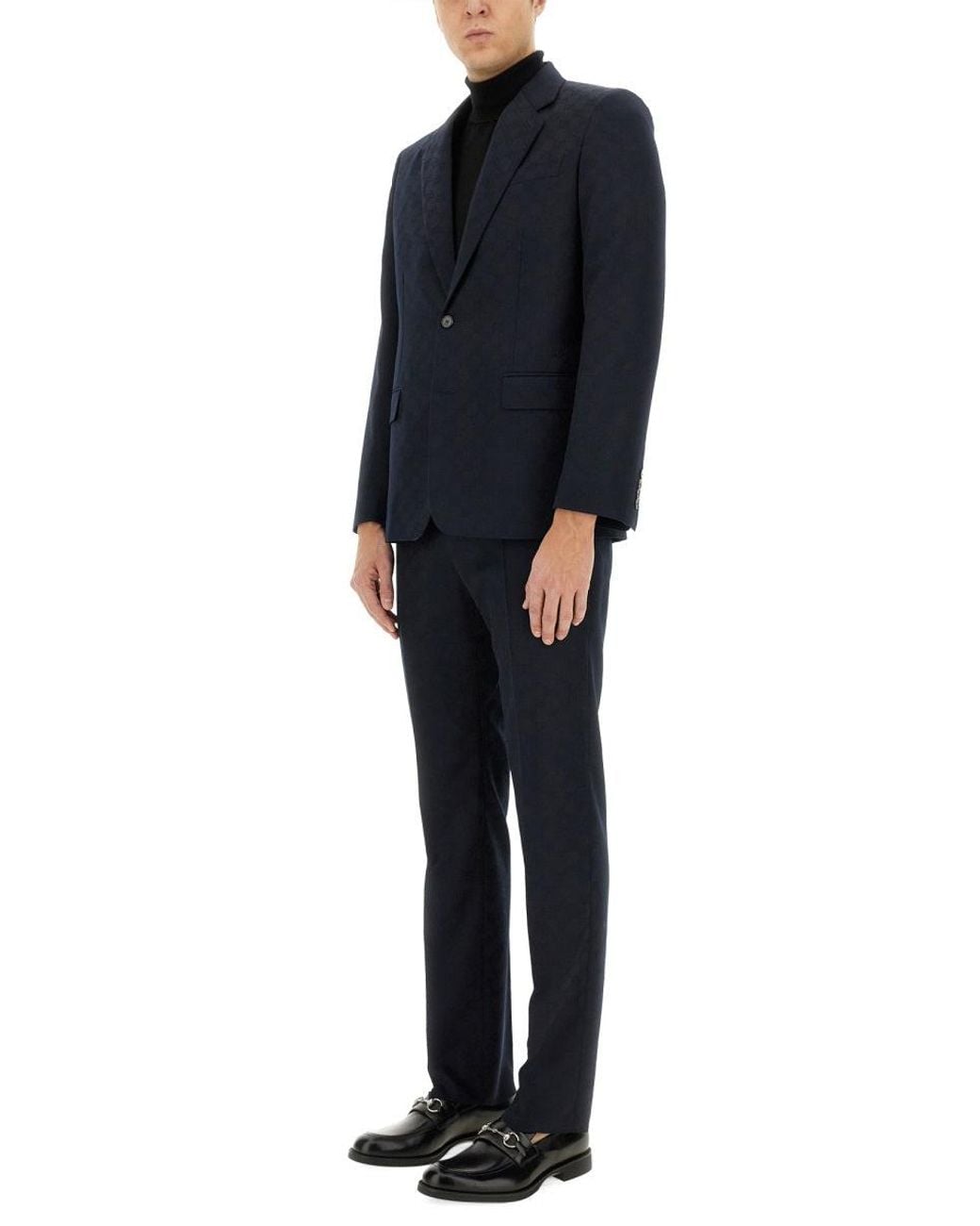 Gucci Blue Jacquard Dress for men