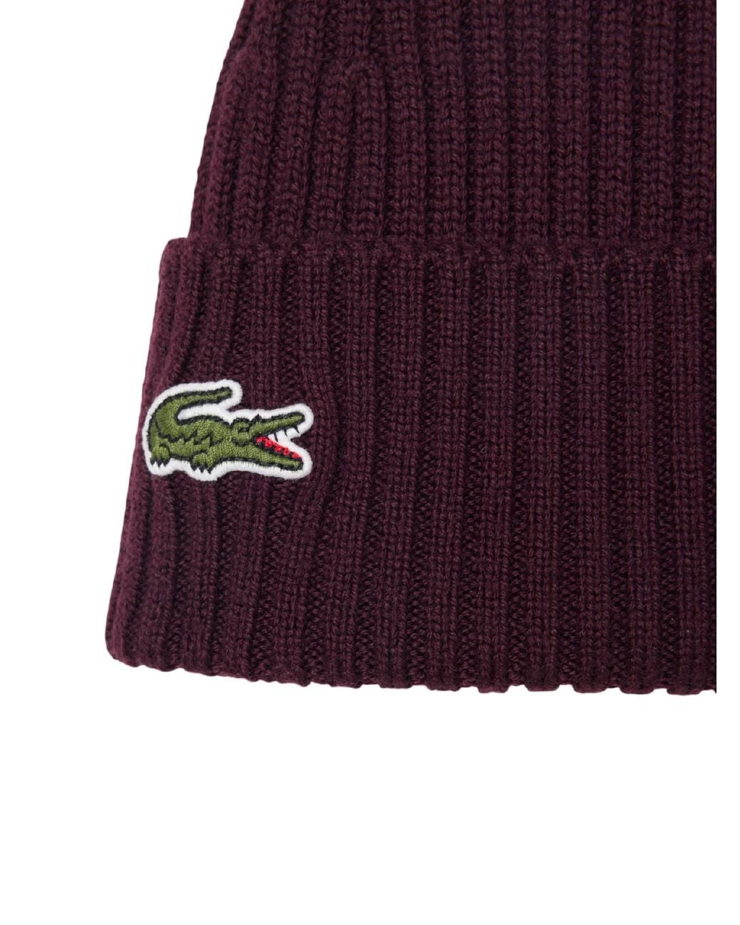 Lacoste Red Oxalis Knitted Caps