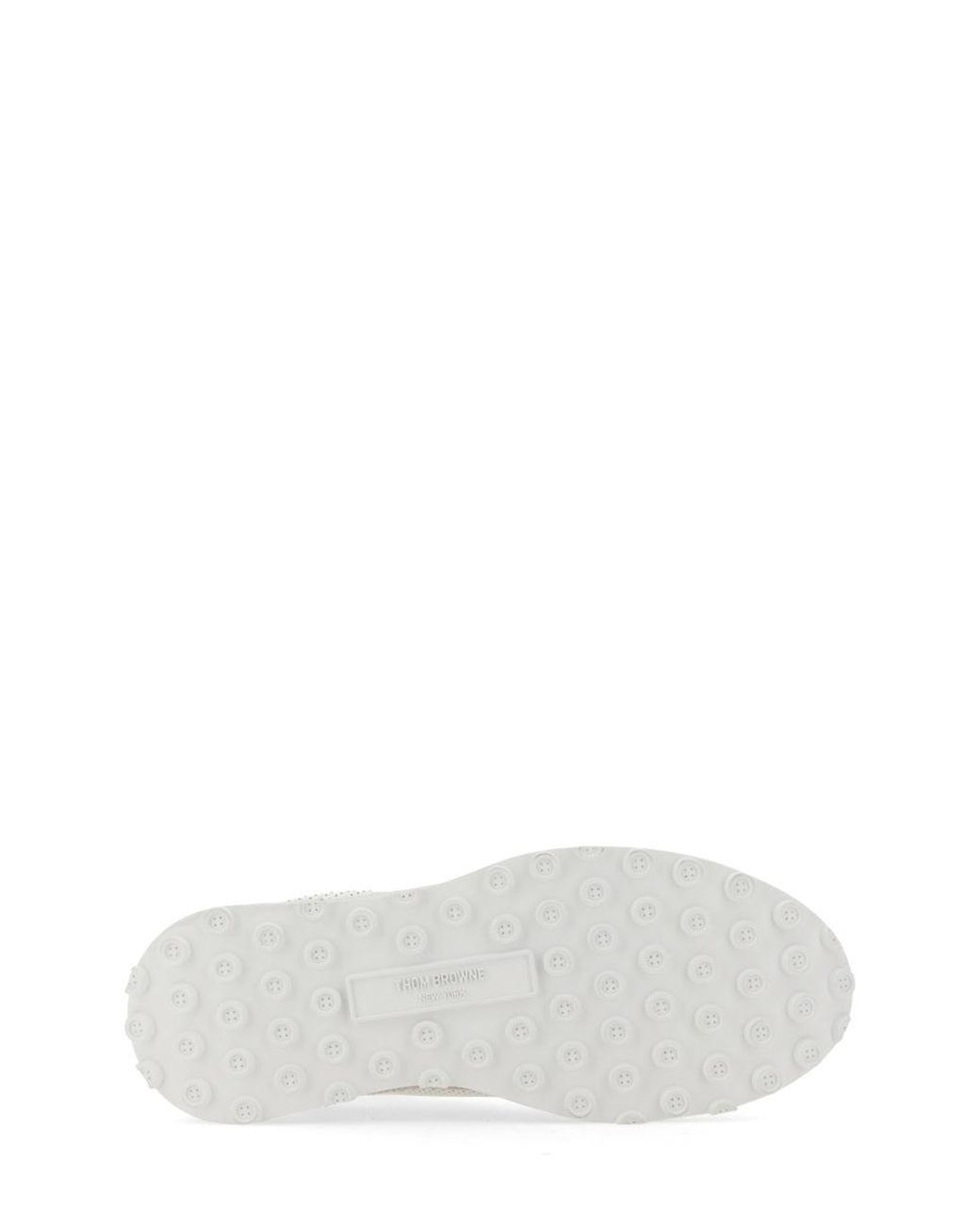 Thom Browne White Tech Runner Sneaker
