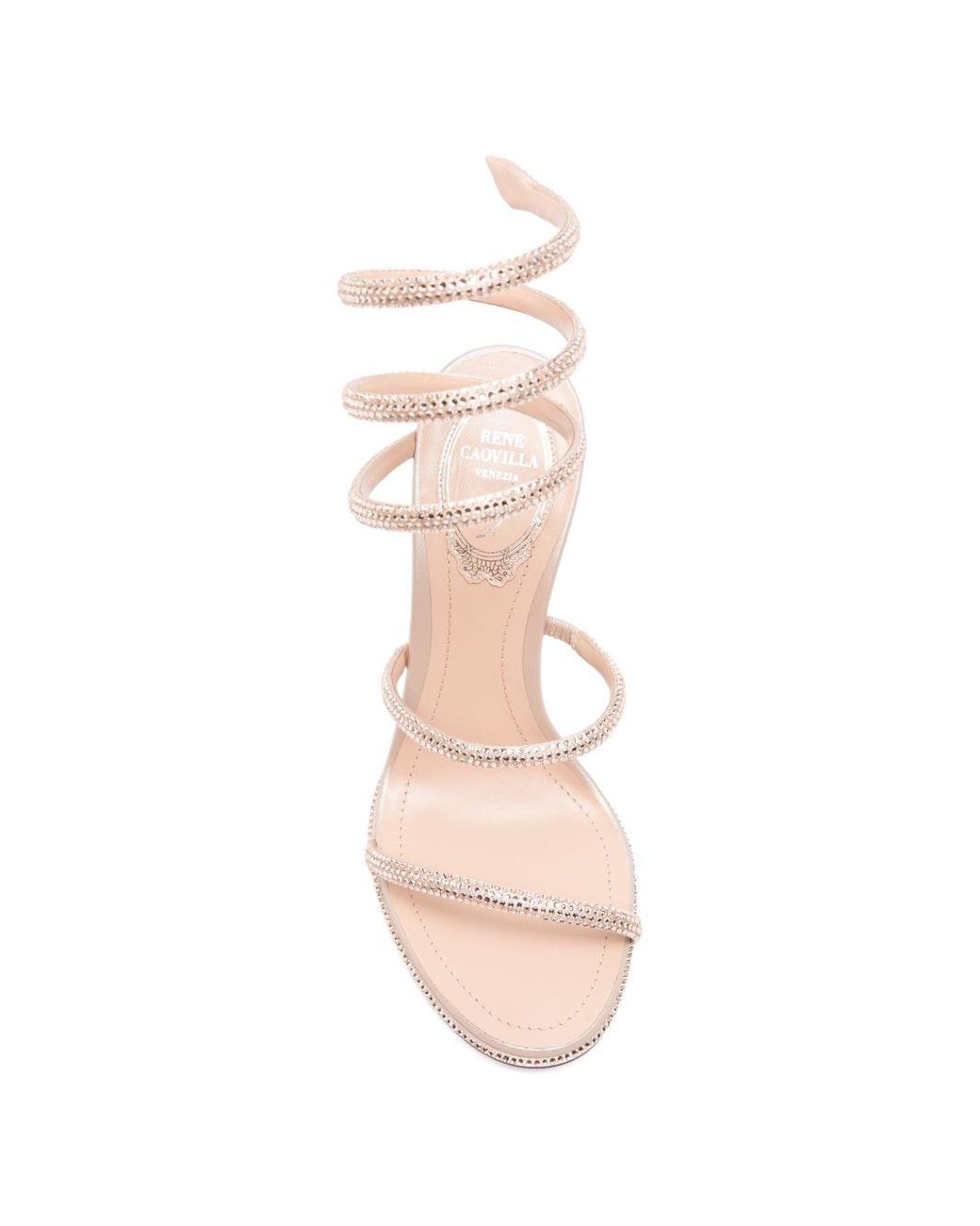 Rene Caovilla White Rene Caovilla Sandals