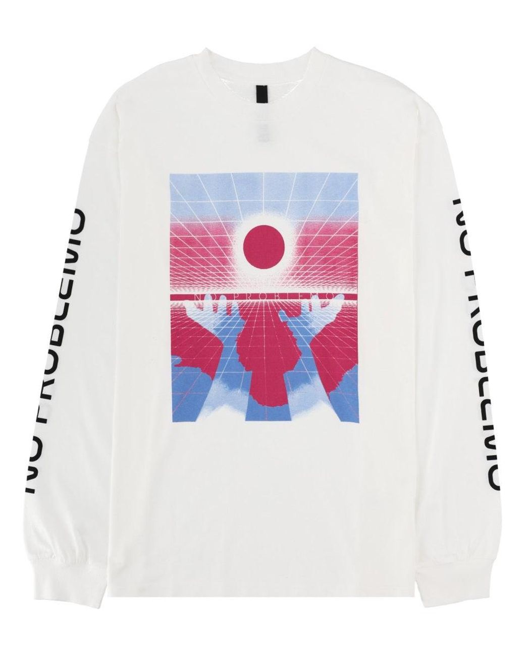 No Problemo White T Shirt Con Stampa E Logo