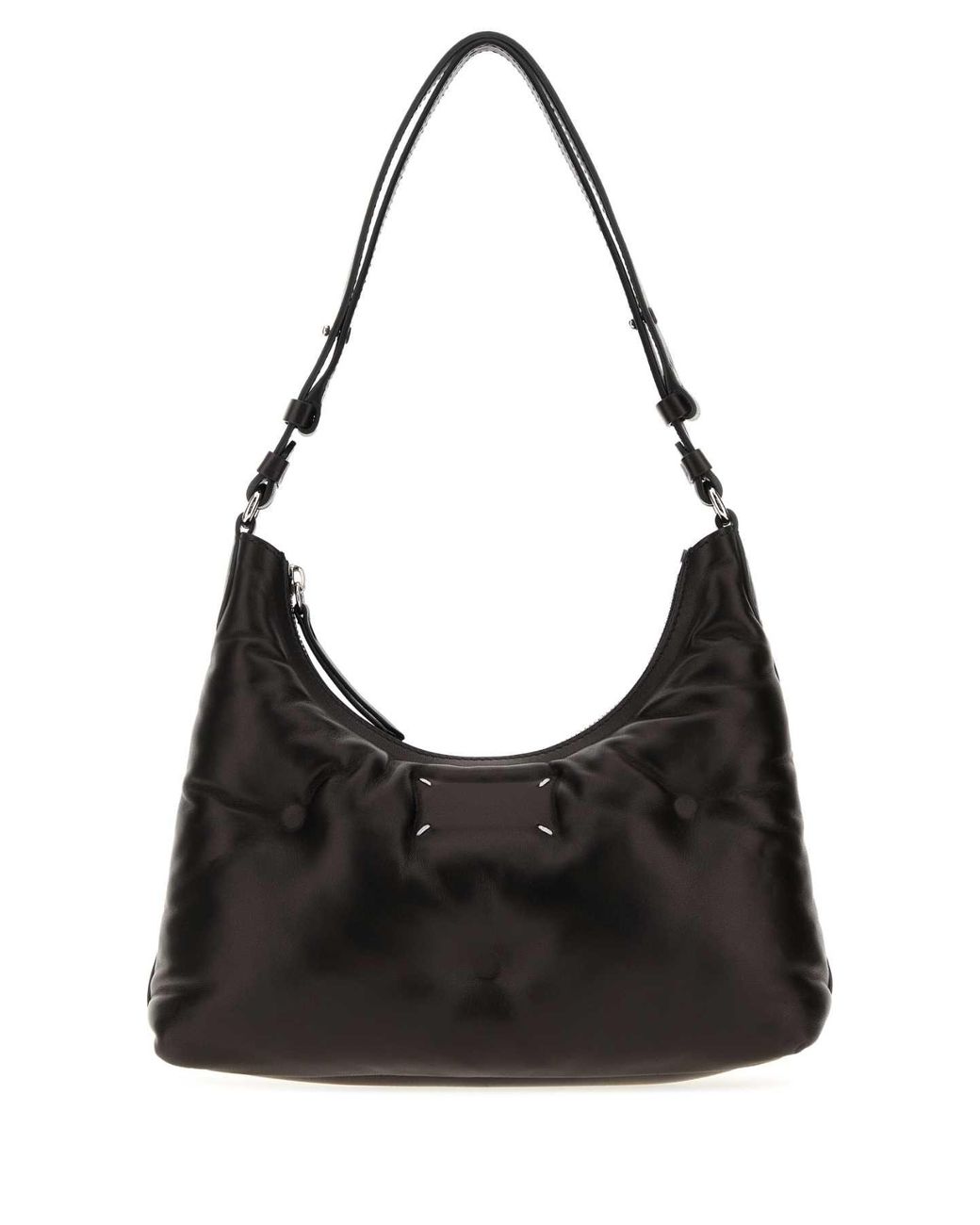 Maison Margiela Black Leather Small Glam Slam Shoulder Bag